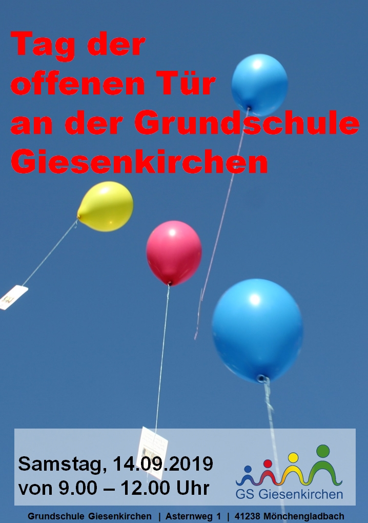 Einladung zum Tag der offenen Tür © Grundschule Giesenkirchen